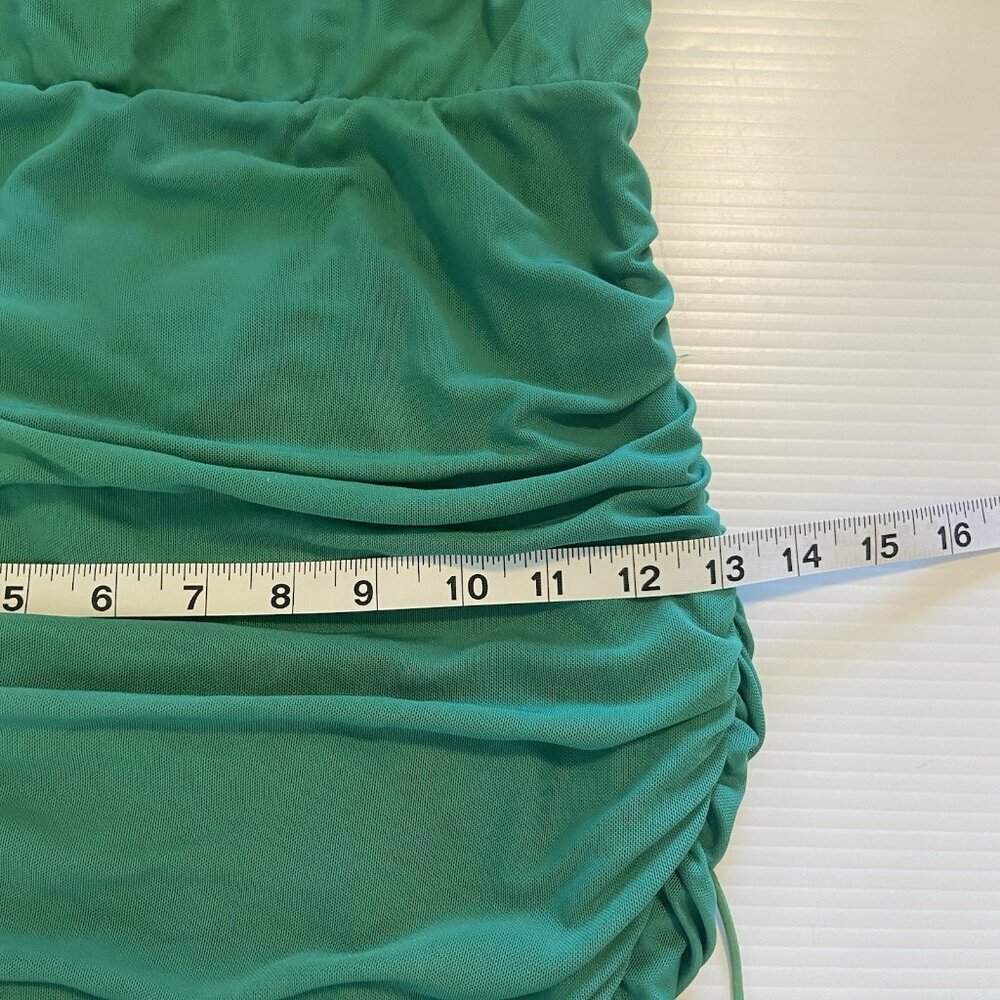 Princess Polly Singing In The Rain Green Mini Dress Size US 8 Bodycon Party Date - Picture 10 of 14